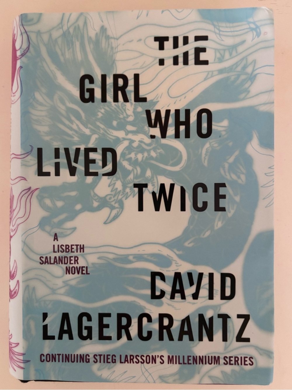 EUC Hardcover Book: The Girl Who Lived Twice by David Lagercrantz